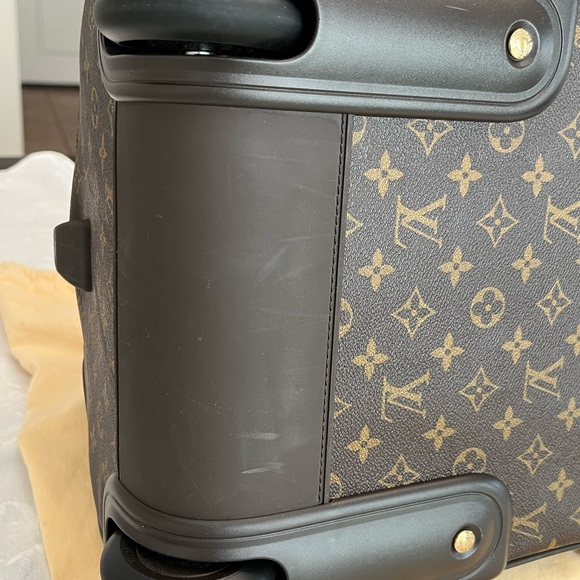 Authentic LOUIS VUITTON Eole 50 LV Monogram Duffel Rolling Travel Bag, Like NEW! - Picture 12 of 17